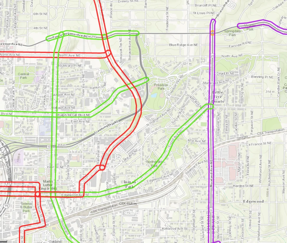 Atlanta Regional Transportation Plan projects