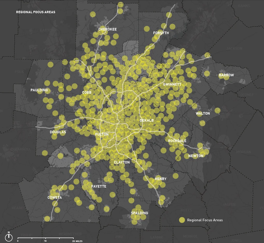 Atlanta regional bike ped framework