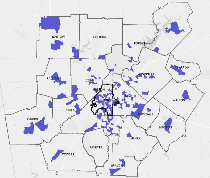 senior population poverty atlanta map