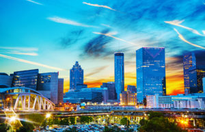 Skyline of the city of Atlanta