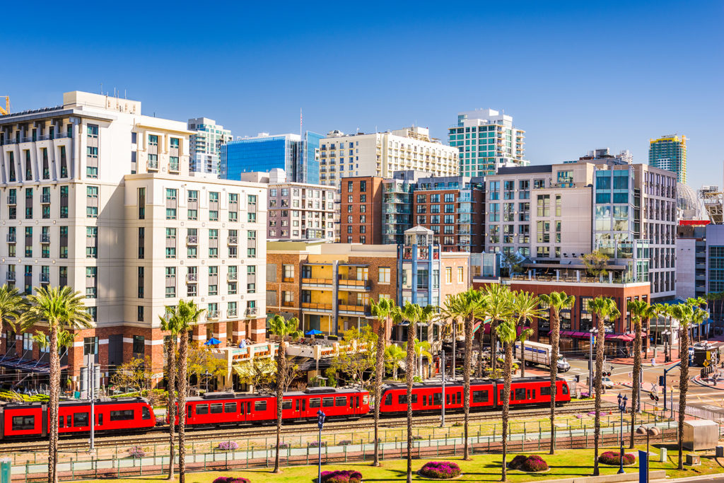 Gaslamp Quarter in San Diego