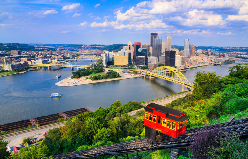 The Pittsburgh skyline
