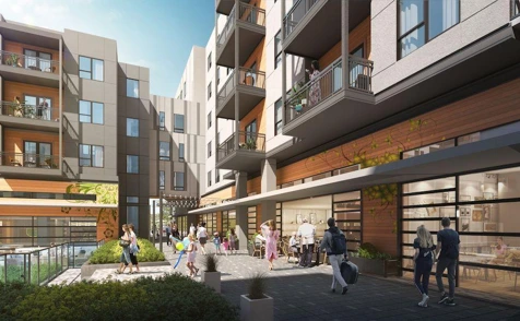 Rendering of Halo East in Decatur