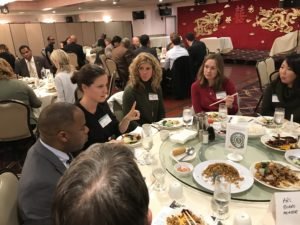 Global Advisory Panel members celebrate their successes at final group Civic Dinner