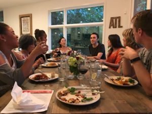 A mobility dinner in Inman Park