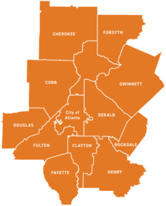 11 county Atlanta region
