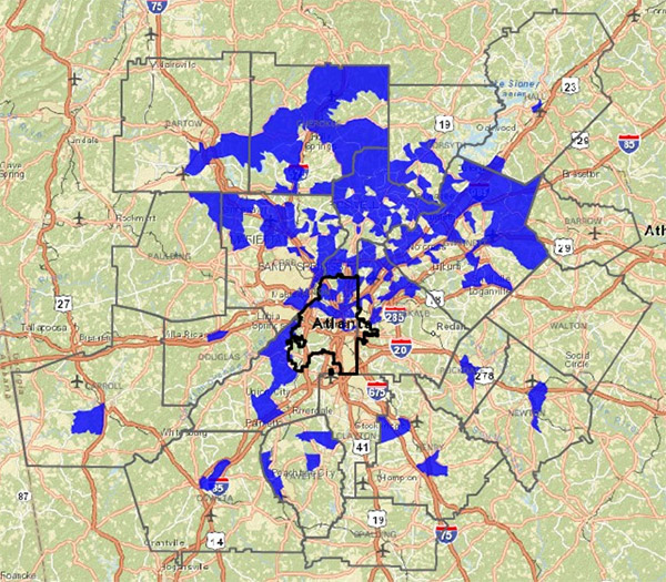 Map - small business loans in 2014