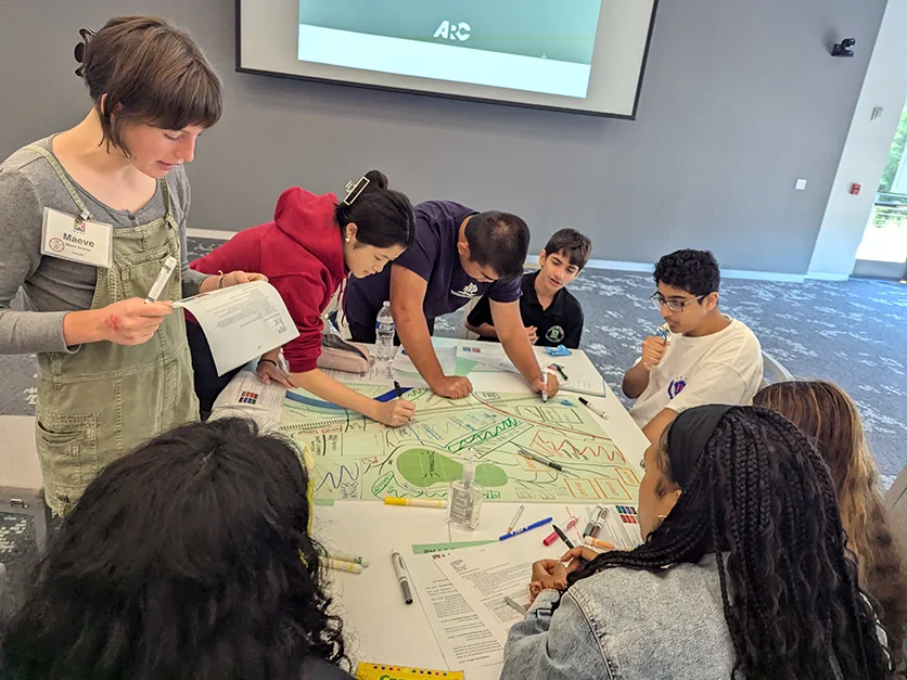 MARC students engage in a community planning activity.
