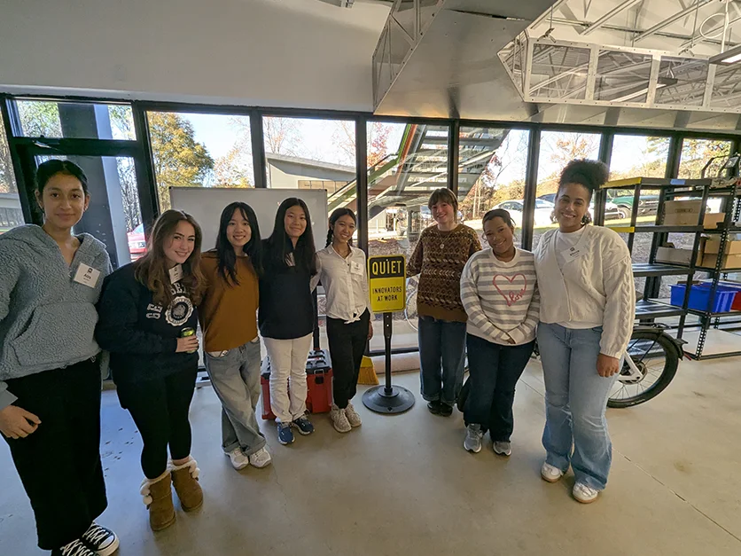 MARC students learn about clean tech innovation and jobs.