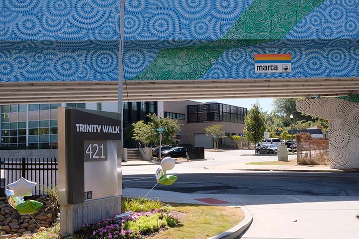 The Trinity Walk revitalization has breathed new life into a 50-year-old apartment complex in downtown Decatur