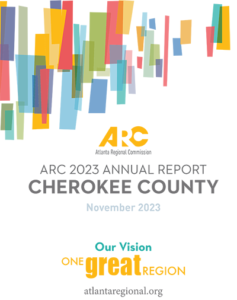 Report Cover - ARC 2023 Annual Report - Cherokee County