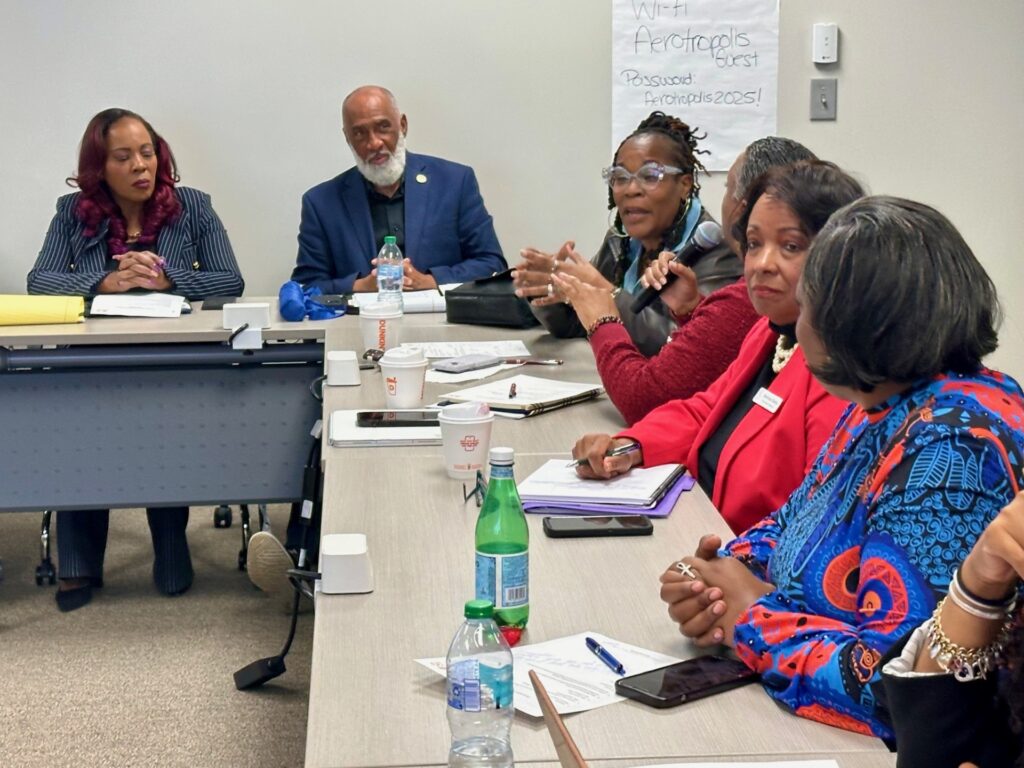 Meeting of officials at South Metro Leadership Trails Alliance