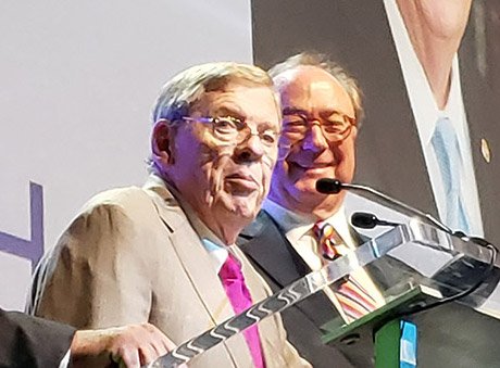 Senator Johnny Isakson and Kerry Armstrong
