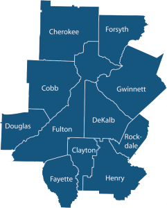 Workforce 10 County map